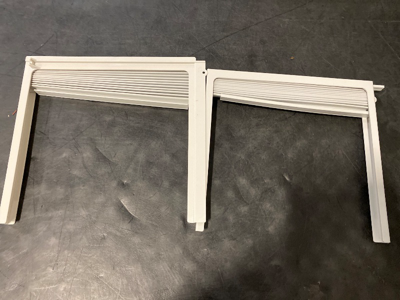 Photo 1 of LBG Products Window Air Conditioner Side Panel and Frame Set,AC Accordion Filler Kit,Fits Most 5000BTU Window Air Conditioners, AC Side Panels with Frame