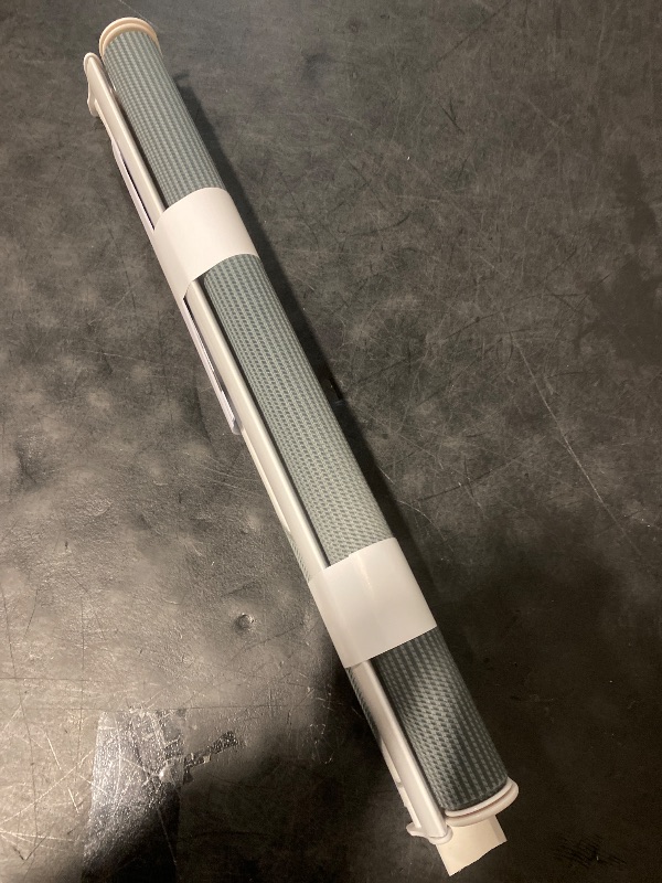 Photo 1 of No Drill Cordless Zebra Blinds for Indoor Windows, Dual Layer Light Control Roller Shades for Day and Night, Light Filtering Sheer Shades for Home, 20" W x 48" H, Grey