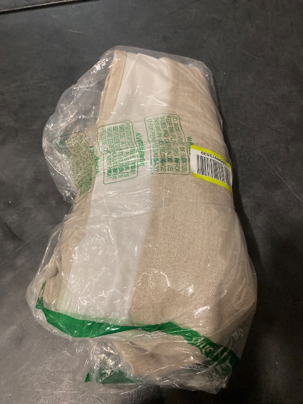 Photo 1 of 96 Inches Long Linen Semi Sheer Curtains for Living Room 2 Panel Set, Light Filtering Drapes Natural Textured with Rod Pocket Back Tab for Farmhouse Bedroom, Each Panel 52 Inch Wide