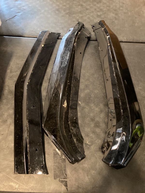 Photo 1 of Car Front Bumper Lip Diffuser Spoiler Splitter BodyKits for Chevrolet Camaro 2015 2016 2017 2018 2019 2020 2021(Glossy Black)