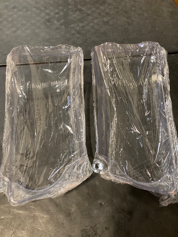 Photo 1 of 2 Pack Headlight Lens Cover Headlight Headlamp Lense Clear Lens Cover for Land Rover Discovery 4/LR4 2010-2013 Clear PC 1 Pcs Front Right Car