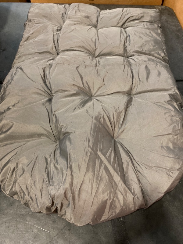 Photo 1 of Egg Chair Cushion, Waterproof Outdoor Egg Replacement Cushions, Patio Chair Cushions for Outdoor Funiture, Thickened Hanging Chair Cushion, 35x47x7 Inches (Grey)