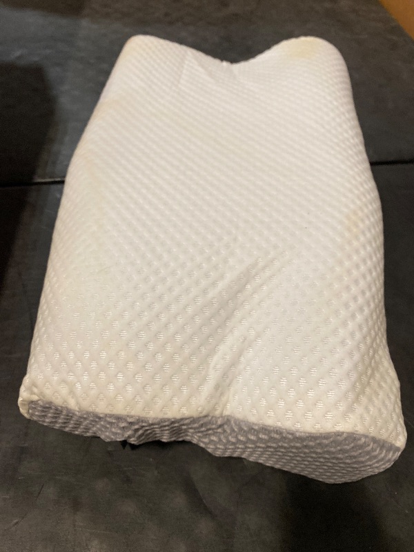 Photo 1 of Memory Foam Pillows, Cervical Neck Pillow for Sleeping, Ergonomic Pillow for Neck Pain Relief, Contour Support for Side Back Sleepers