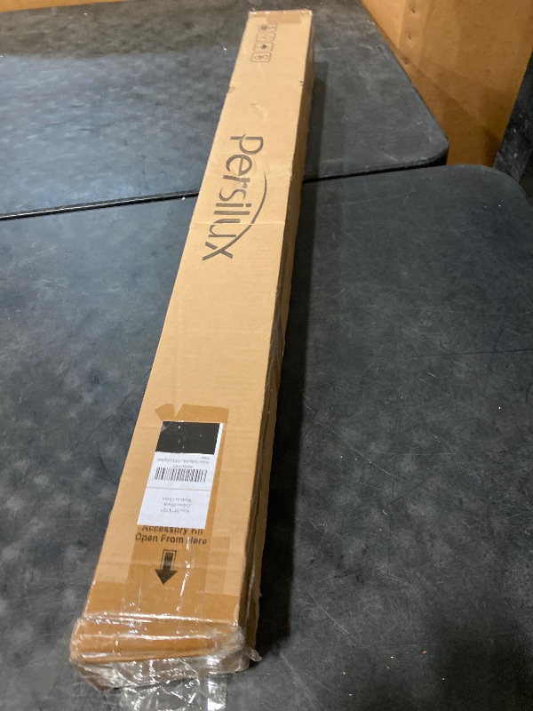 Photo 1 of Persilux Cordless Zebra Blinds (35" W x 72" H, Black) for Windows with Upgraded Cassette Light Filtering Dual Layers Sheer Roller Blinds Thermal Insulated for Office, Living Room