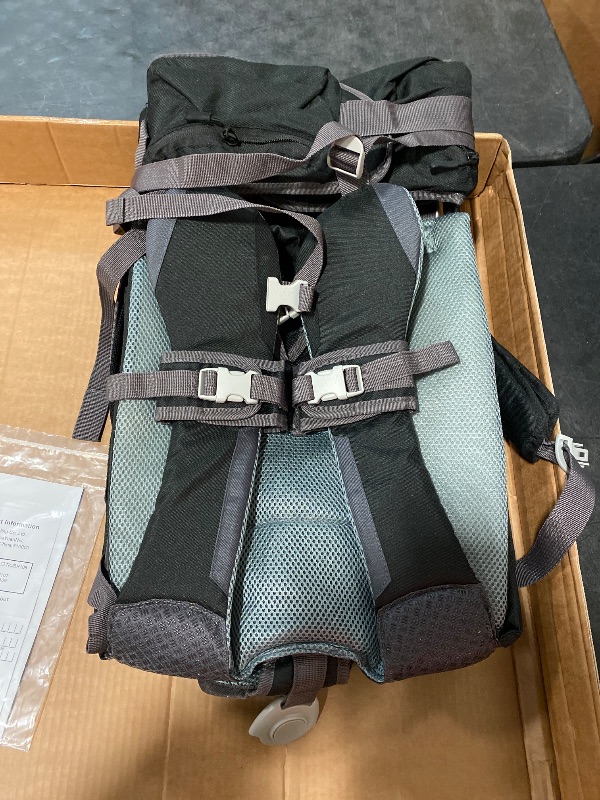 Photo 1 of Baby Shoulder Carrier Baby Hiking Backpack Carrier with Rain Cover Sun Shade for Child Safe Backrest and Toddler Ergonomic Seat Holds 40 Pound for Children Between 6 Months-3 Years Old Babies