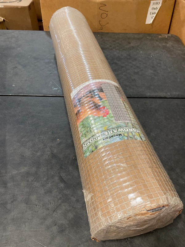 Photo 1 of Chicken Wire Fencing Hardware Cloth 1/2 inch 19 Gauge Rust-Resistant Mesh Roll with Snips/Gloves for Chicken Coop/Vegetable/Garden/Plants/Poultry Enclosures/Tree/Gutter Guards 48 inch x 50 ft