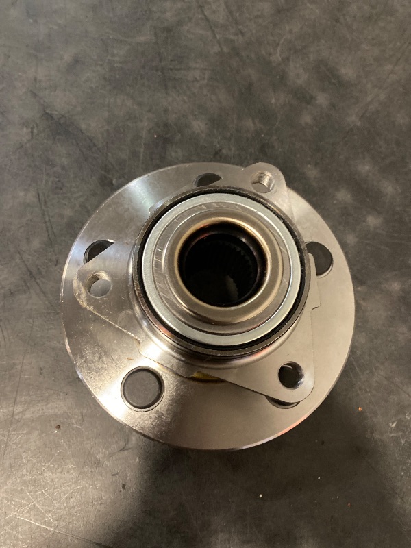 Photo 1 of Detroit Axle - Front Wheel Bearing Hub for 1999-2004 Jeep Grand Cherokee 2000 2001 2002 2003, Wheel Hub Bearing Assembly Replacement - [5 Lug Non-ABS Models ONLY]