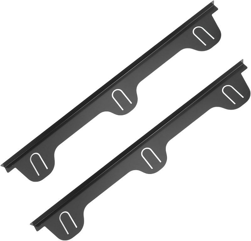 Photo 1 of 2 Pack Stove Gap Covers Stainless Steel - Essential Kitchen Accessories to Fill and Cover Gaps Between Stove and Counter - Keep Your Kitchen Clean and Organized (Black 23.4"L, 0.74" W)