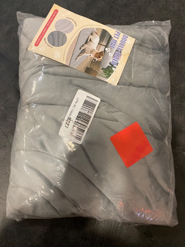 Photo 1 of Cozyide Dog Crate Pad, Large Reversible Dog Cooling Mat(Cool & Warm), Washable Soft Crate Mat for All Season, 36" L x 23" W, Dark Grey