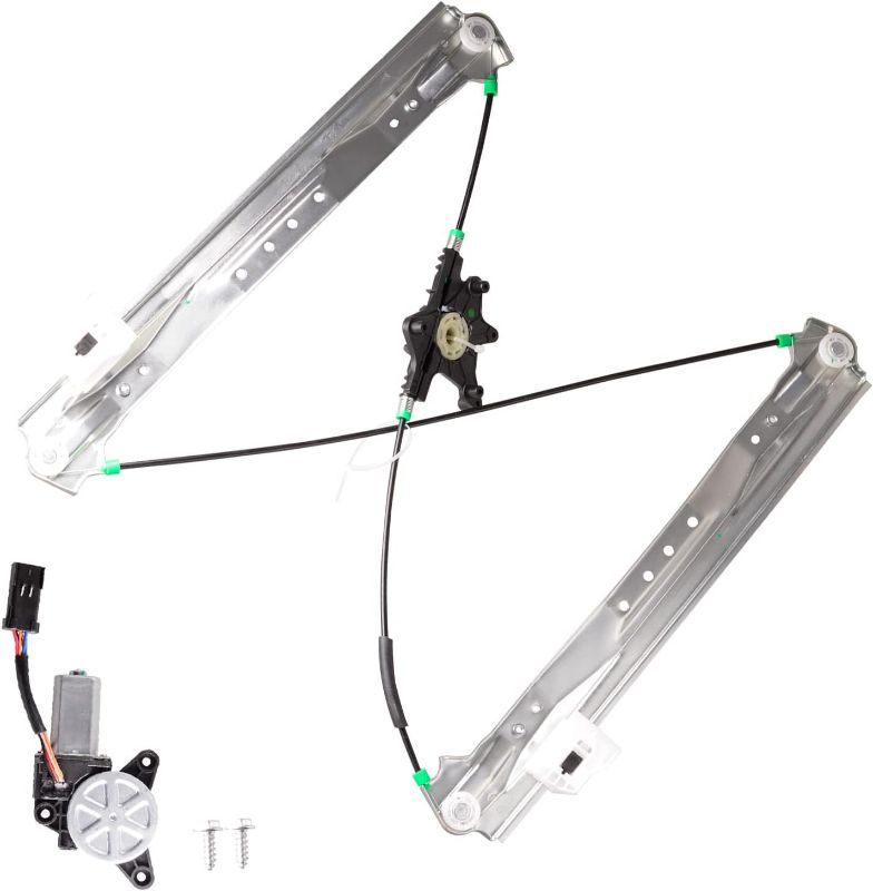 Photo 1 of Front Left Driver Side Power Window Regulator with Motor Assembly Compatible for Dodge Grand Caravan 2008-2020 Chrysler Town & Country 2008-2016 Ram 2012-2015, Replacement 748-508