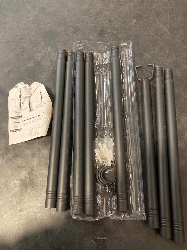 Photo 1 of 10FT Deck String Light Poles for Outdoor String Lights for Garden, Backyard, Patio Lighting Stand for Parties, Bistro & Weddings, 1 Pack