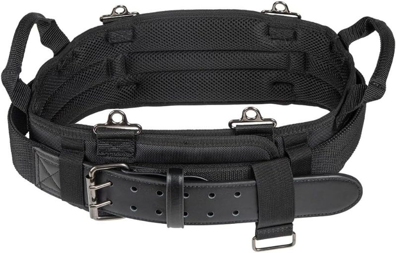 Photo 1 of Klein Tools 55918 Tool Belt, Electrician Tool Belt for use with Modular Pouches from Klein Tools Click Lock Modular System, Size M
