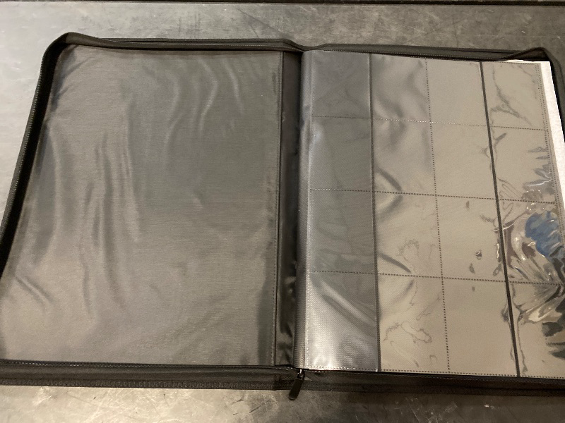 Photo 1 of 16 Pocket 1024 Card Binder, Large Ringless Side Loading Pockets Trading Card Album Folder for TCG