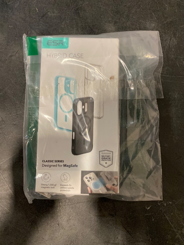 Photo 1 of ESR for iPhone 16 Pro Case, Compatible with MagSafe, Shockproof Military-Grade Protection, Magnetic Phone Case for iPhone 16 Pro 6.3 inch, Clear