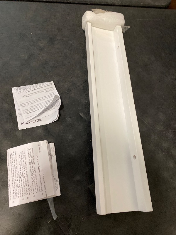 Photo 1 of Radiator Cover Shelf, Wood Storage Shelves, Tall Radiators Shelf for Home Storage and Decoration with Antidrop Raised Sides, Load Bearing 66 Ibs