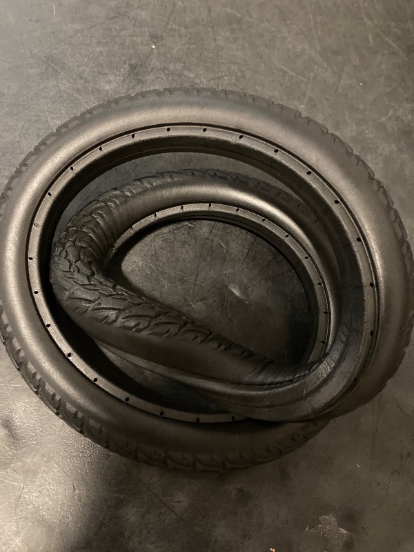 Photo 1 of 20 Inch Bike Tire Solid Bike Tires Airless Anti-SlipTyre for Road Bike BMX Bike Kids' Bike Tire 20x1.75