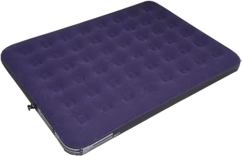 Photo 1 of Queen Size Air Mattress - Inflatable Foldable Airbed for Camping, Home & Travel Guests, Waterproof Blow Up Mattress, Portable Sleeping Pad