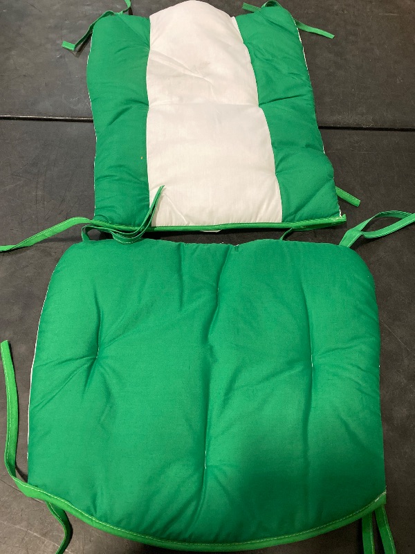 Photo 1 of Baby Doll Sweet Lodge Collection Adult Rocking Chair Cushion Set In (Chair Not Included)