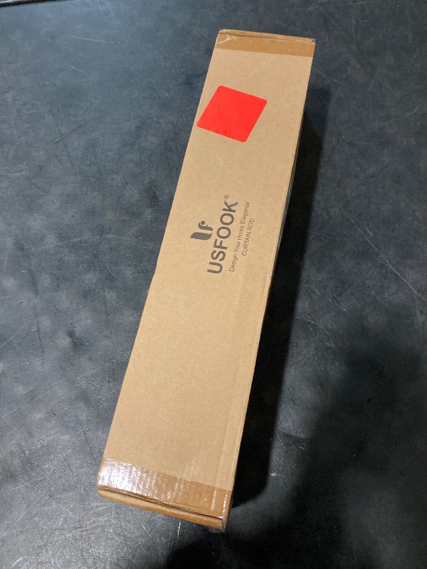 Photo 1 of Curtain Rod 32 to 58 Inches (2.6-4.8ft), USFOOK 7/8 inch Telescoping Splicing Curtain rods for Windows 20 to 54 inches, Silver Decorative Drapery Rods for Home with Translucent Finials