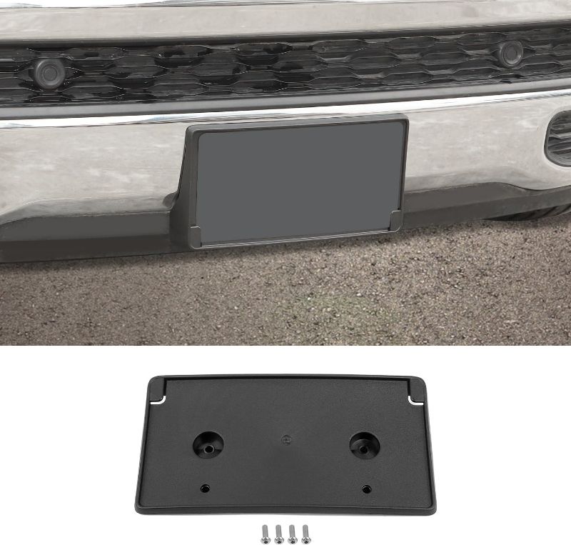 Photo 1 of Dodge RAM 1500 2018-2024 Front Plate License Bracket Front License Hanging Kits Compatible with Dodge RAM 1500 2018-2024 (DT Bumper,Except Rebal TRX),68274215AE
