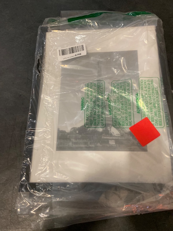 Photo 1 of 12 x 16 Inch Black Photo Frame with Cardboard Backing, Modern PVC Picture Display for Wall or Tabletop