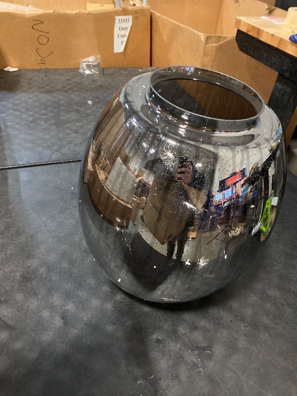 Photo 1 of 14" Glass Ball Lamp Shade with 6 1/4" Opening