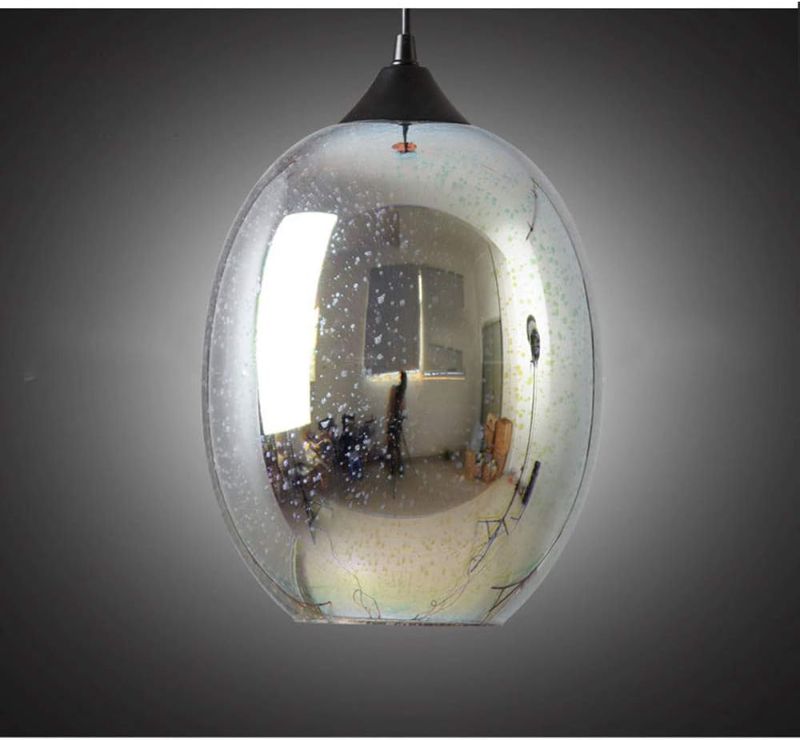 Photo 1 of 14" Glass Ball Lamp Shade with 6 1/4" Opening