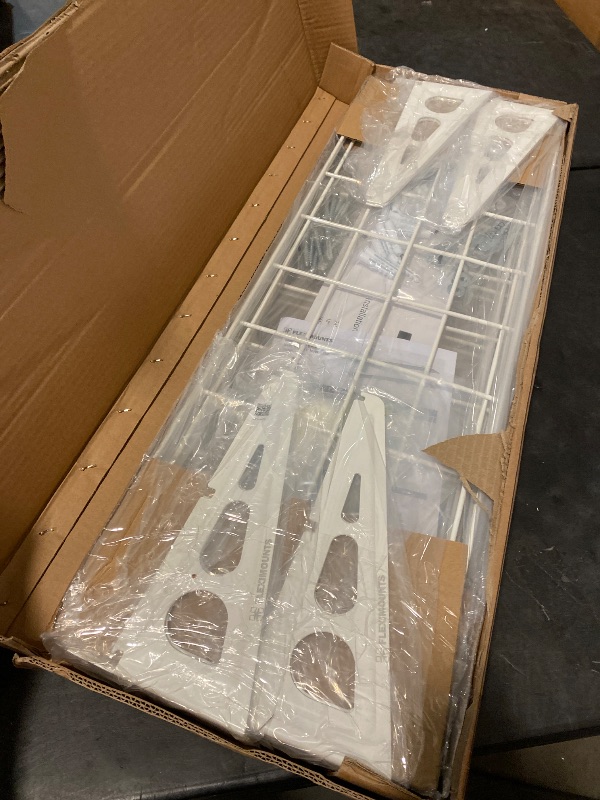 Photo 1 of FLEXIMOUNTS 12-inch-by-72-inch Wall Shelf Garage Storage Rack Wall Mounted Floating Shelves,1x6ft,White, 2-Pack, Classic Series