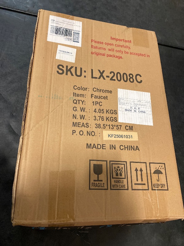 Photo 1 of Kitchen Faucet,Kitchen Sink Faucet with Pull Down Sprayer,Stainless Steel Kitchen Faucets Brushed Nickel, Waterfall Kitchen Faucet with Single Handle