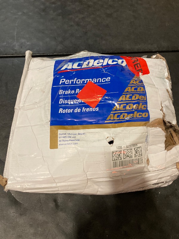 Photo 1 of ACDelco Gold 18A81016SD (19383612) Performance Front Disc Brake Rotor