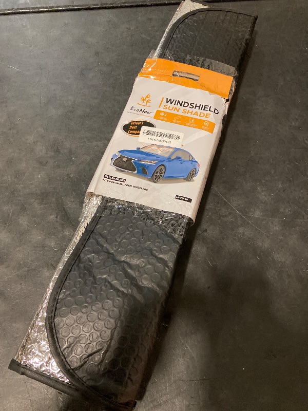 Photo 1 of EcoNour Accordion Car Windshield Sun Shade for Trucks | Car Window Shades for Large SUVs & Pickups | UV Blocker Sun Visor for Interior Protection & Heat Control | XL (66 x 27 Inches)