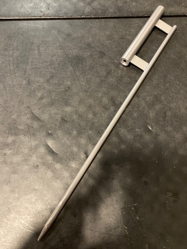 Photo 1 of Ground Spike Base for Soft Ground – Heavy Duty Ground Stake Hardware for Feather Flags, Swooper Flag Base for Outdoor Advertising Flags, Compatible with Most Banner Poles, Rust-Resistant Coating