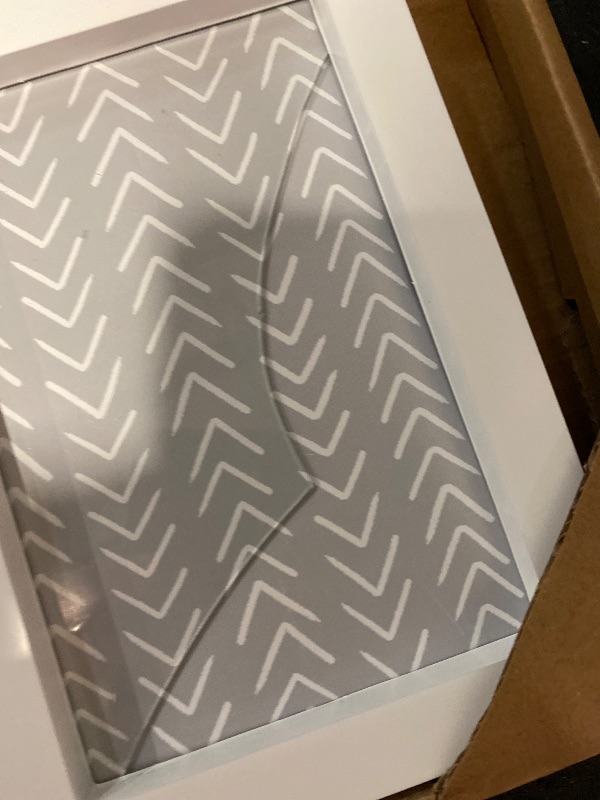 Photo 1 of Melannco 18 x 18 Inch 9 Opening Photo Collage Frame, Displays Four 4x6 and Five 6x4 Inch Photos, White