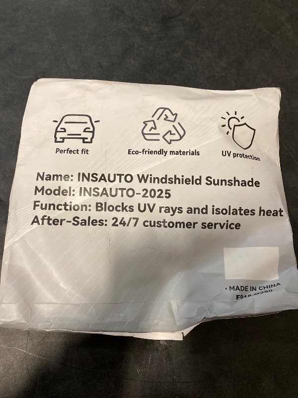Photo 1 of Foldable Windshield Sun Shade for Model Y 2025, Heat & UV Protection Car Sunshade with Storage Bag, Keep Interior Cool & Easy Installation