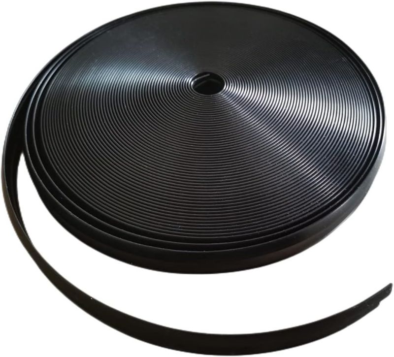 Photo 1 of 3/4" RV Vinyl Trim Molding Insert Black for RV Camper Travel Trailer Screw Cover Gutter Corner Channel Outside Seam roof Edge Track Heavy Duty Trim(75 ft)