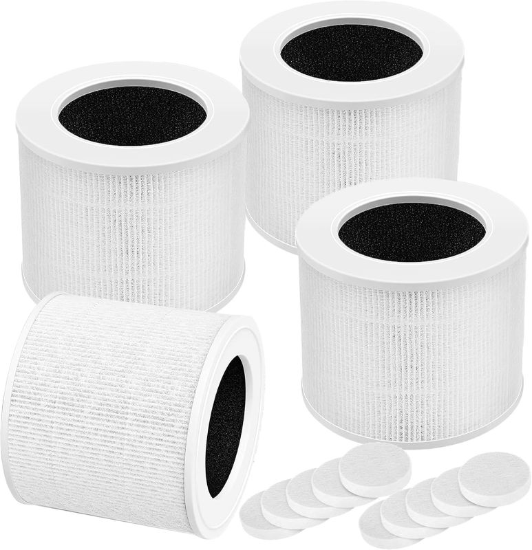 Photo 1 of 4 Pack Core Mini Replacement Filter for LEVOIT Core Mini Air Purifiers,High-Efficiency Activated Carbon