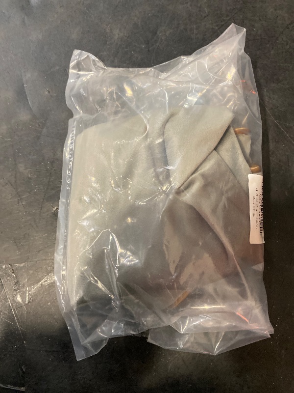 Photo 1 of Patchwork Light Grey Silk-Like Velvet Throw Pillow Cover with Gold Striped Leather Cushion Case Modern Luxury Lumbar Pillowcase for Sofa Couch Bedroom Living Room Home,12x20 inch