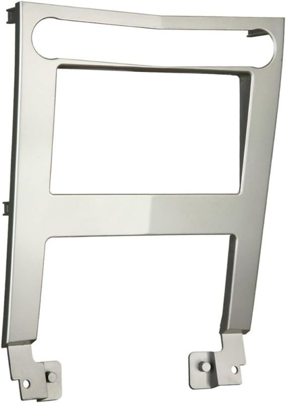 Photo 1 of Electronics 95-7404S Double DIN Installation Dash Kit for 2004-2006 Nissan Maxima, Painted Grey to Match Factory Dash (Grey)