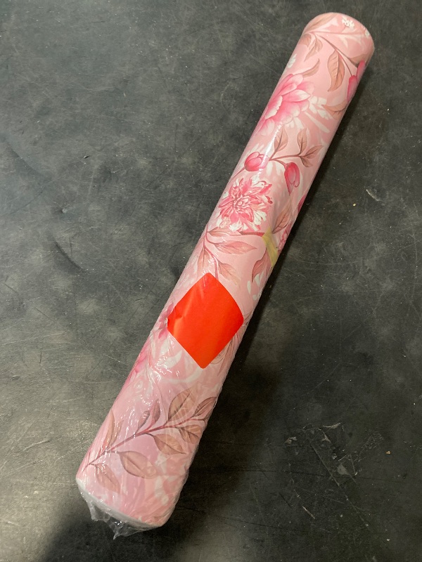 Photo 1 of Flower Shelf Liner PVC Dresser Drawer Sticker Self-Adhesive Cabinet Tabletop Protect Paper 17.7 Inch by 9.8 Feet