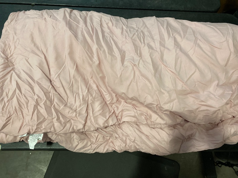 View 2 of Full Size Comforter Sets for Girls Boys Teens Pink, 3pcs (1 Boho Comforter & 2 Pillowcases), Lightweight Dorm Bedding Soft All Season Bed Set