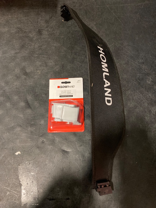 Photo 1 of 2 Item Mixed Categories | Pre-Loaded 2 in. H Wall Shelf Brackets with Anchors for Wire Shelving (2-Pack) + HOMLAND Bariatric Walker Between handle Frame