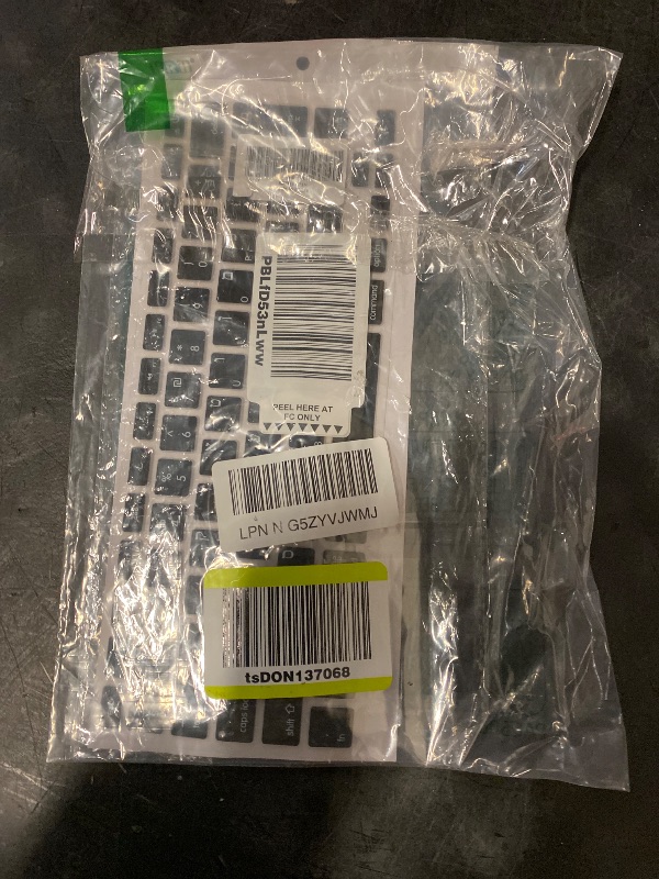 Photo 1 of Hebrew Language Silicone Keyboard Cover Skin for MacBook Air 13,for MacBook Pro13/15/17 (with or w/Out Retina Display,2015 or Older Version),for iMac Older,USA and European Layout