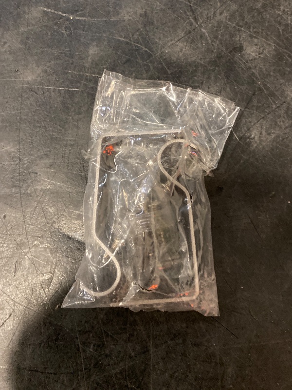 Photo 1 of 5/8" Diameter Curtain Rod Mounting Brackets, Set of 2, Silver