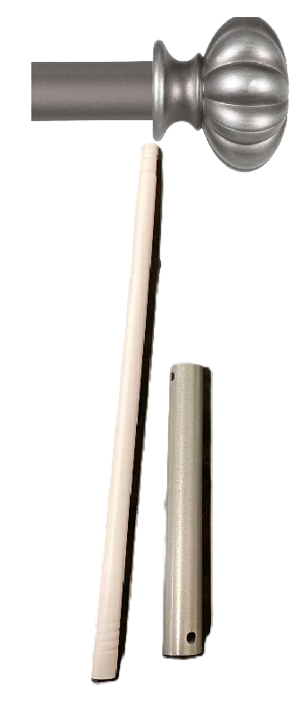 Photo 1 of Rachel Standard Decorative Window Curtain Rod + 2 Miscellaneous Hardware