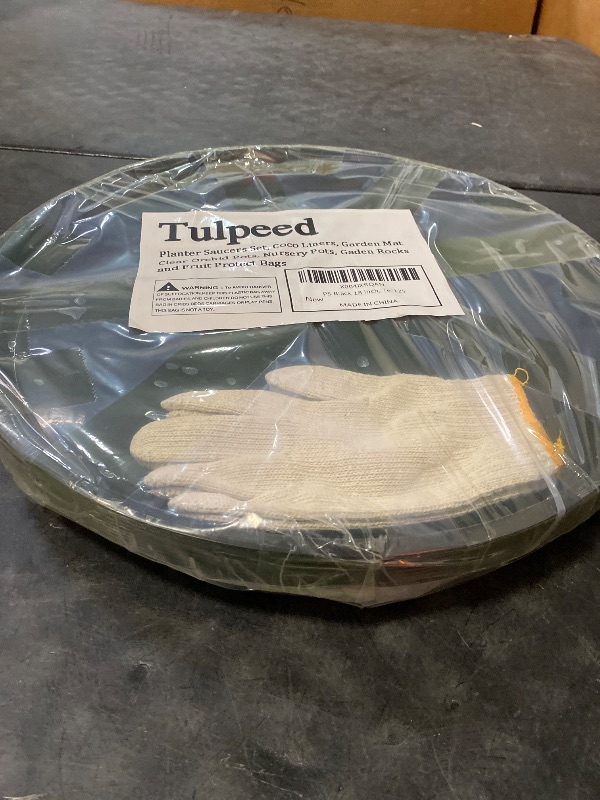 Photo 1 of 10 Pack Plant Saucer 18 Inches Plant Trays for Pots Plastic Round Drip Trays Flower Pot Saucers Black Planter Water Tray Plant Drainage Tray, Black