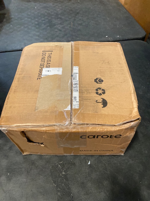 Photo 1 of CAROTE 27pcs Ceramic Cookware Set Nonstick, Pots and Pans Set Non Stick, Non Toxic Cookware Detachable Handles, Dishwasher/Oven Safe, RV/Camping Cookware, Pan and Pot with Kitchen Utensils, Dark Gray