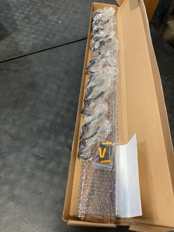 Photo 1 of Large Coat Rack Wall Mount 38.6'' Rustic Wood Coat Rack Hook Long Coat Hooks Wall Mount Farmhouse Wall Hooks for Hanging Coat, Bags, Towels