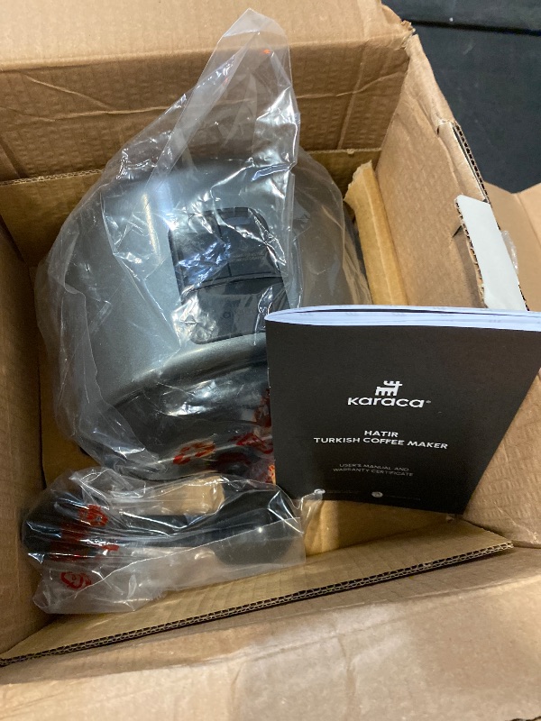 Photo 1 of Hatir Turkish Coffee Maker, 5 Cups Electric Turkish Coffee Machine with Ember Mode, Automatic Temperature Control, Overflow Protection, Audible & Visual Alerts, Shiny Black