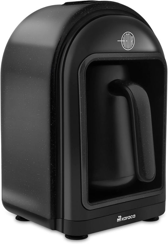 Photo 1 of Hatir Turkish Coffee Maker, 5 Cups Electric Turkish Coffee Machine with Ember Mode, Automatic Temperature Control, Overflow Protection, Audible & Visual Alerts, Shiny Black