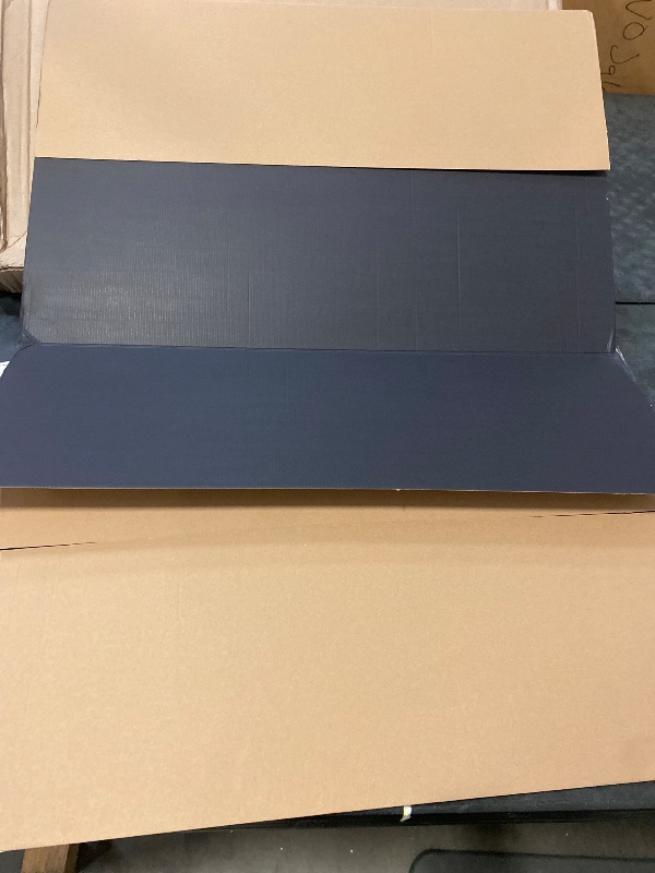 Photo 1 of 2 Pack 36" x 48" Trifold Poster Board for Presentation, Black Corrugated Cardboard Large Tri Fold Poster Board for Science Fair, Office or School Projects, Photo Displays, Exhibitions Event